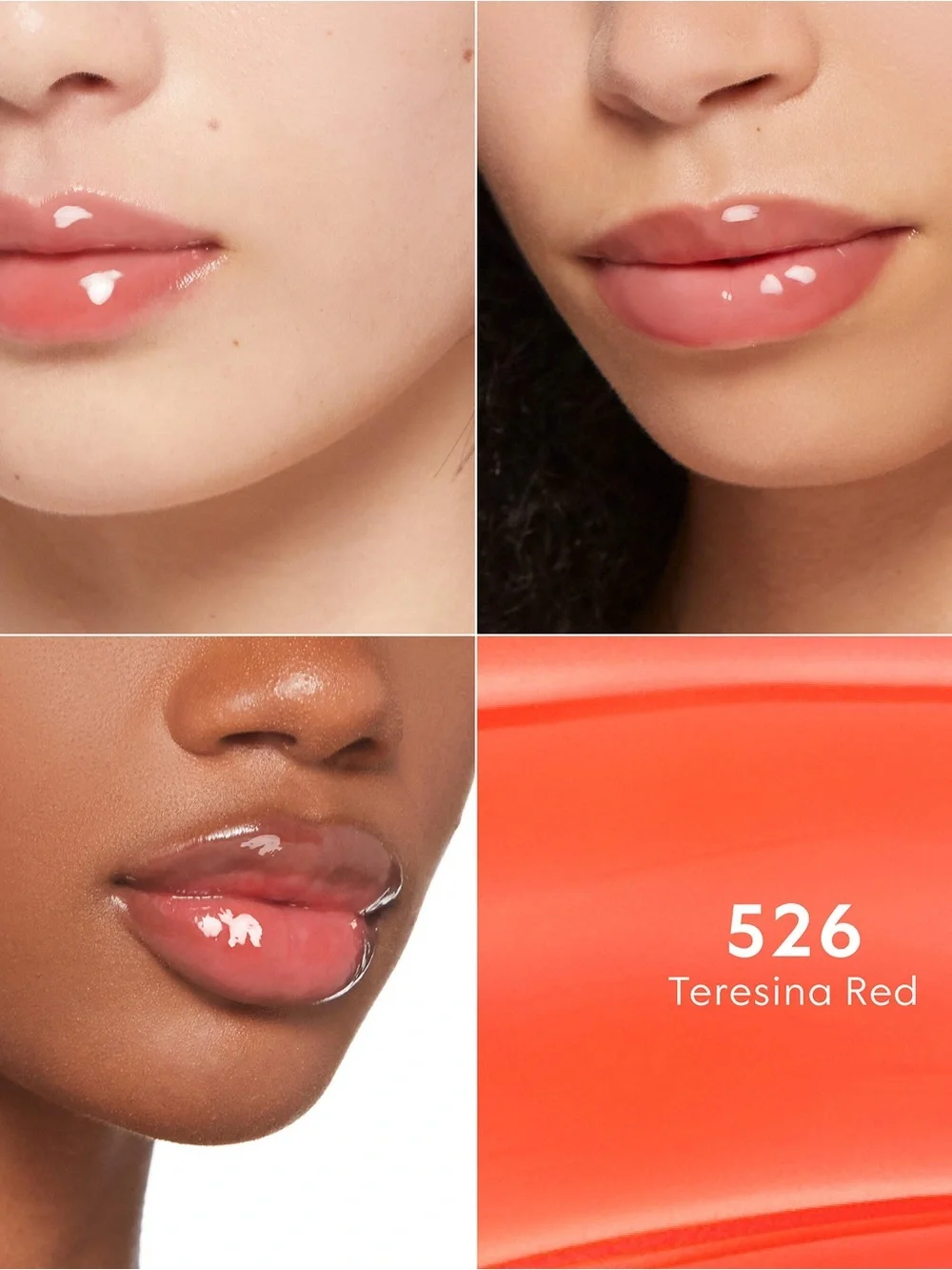 Gucci Hydrating Plumping Lip Gloss - 526 teresina red